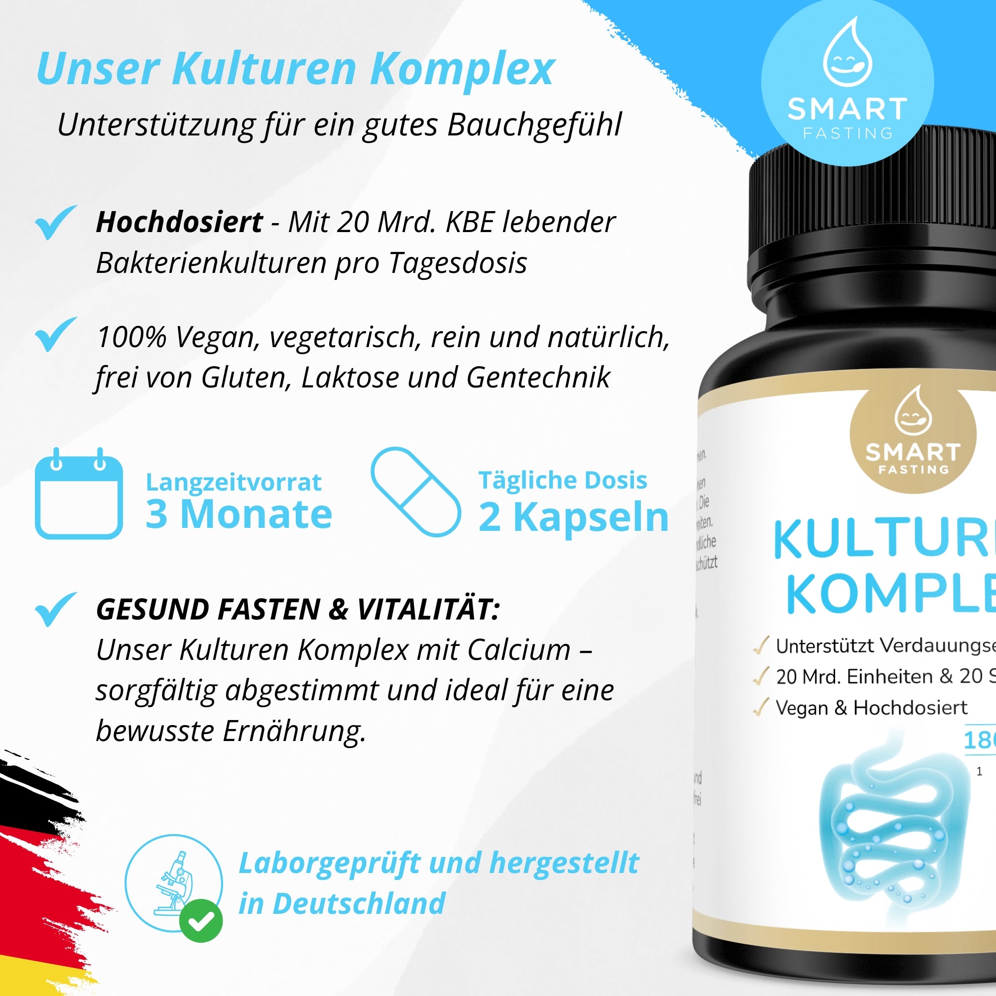 Kulturen Komplex - mit Inulin & Calcium - PZN 19838148