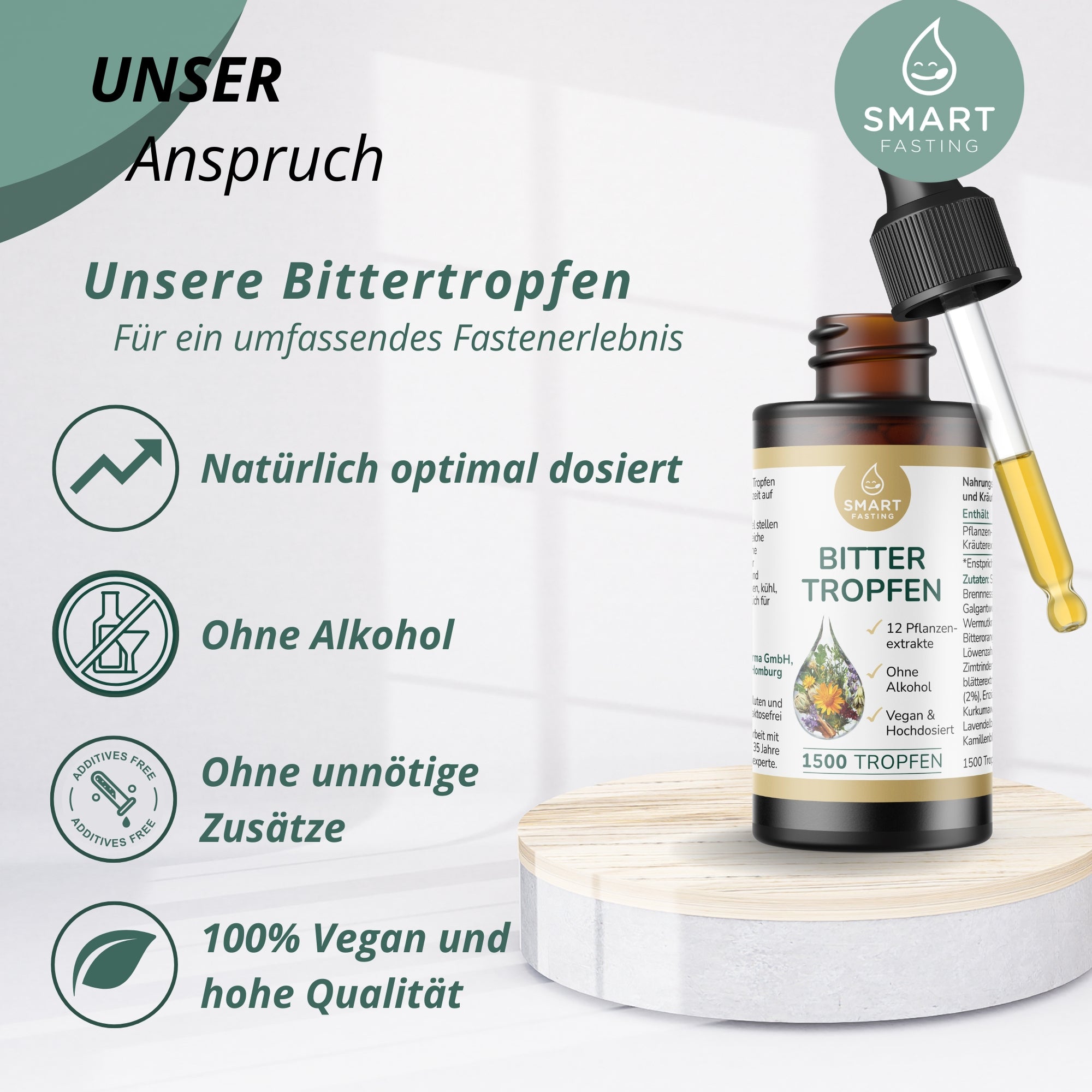 Bittertropfen – Alkoholfreie Bitterstoffe aus 12 Pflanzenextrakten - PZN 19838177