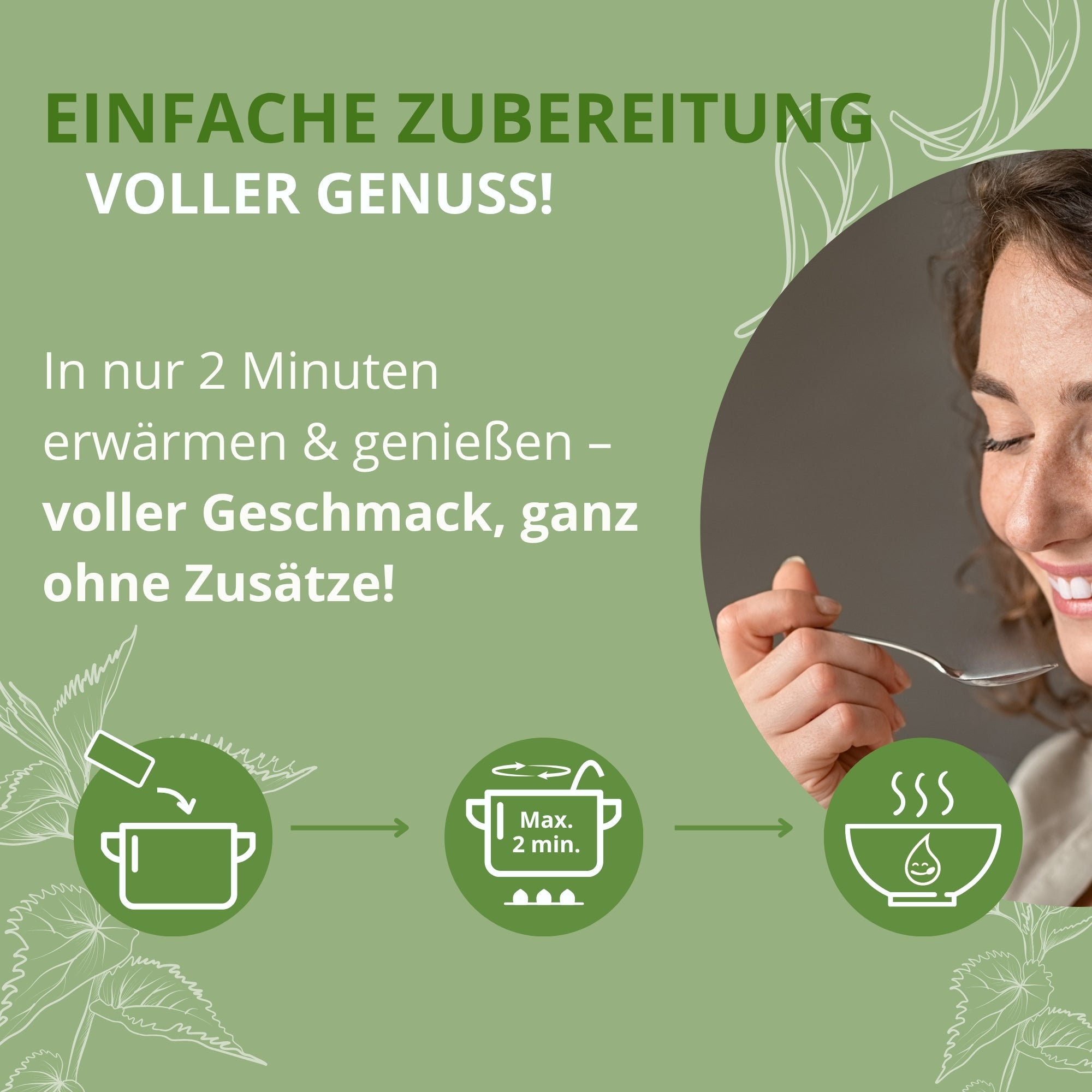 Spinat-Brennnessel Suppen Bundle – Vitalisierende Fastensuppen mit Detox-Effekt