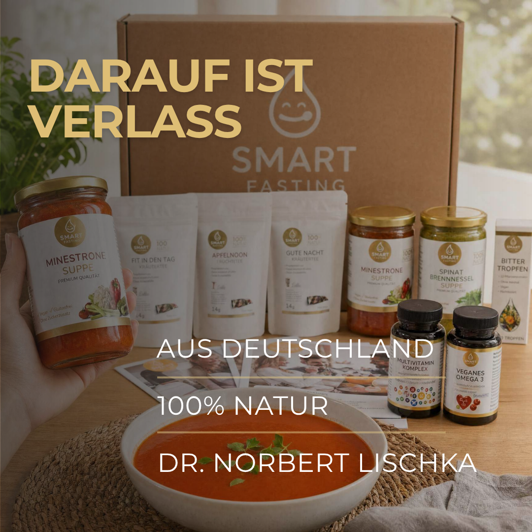 "BALANCE THREE" SmartFasting Box – Klassisches Fasten mit Suppen & Tees