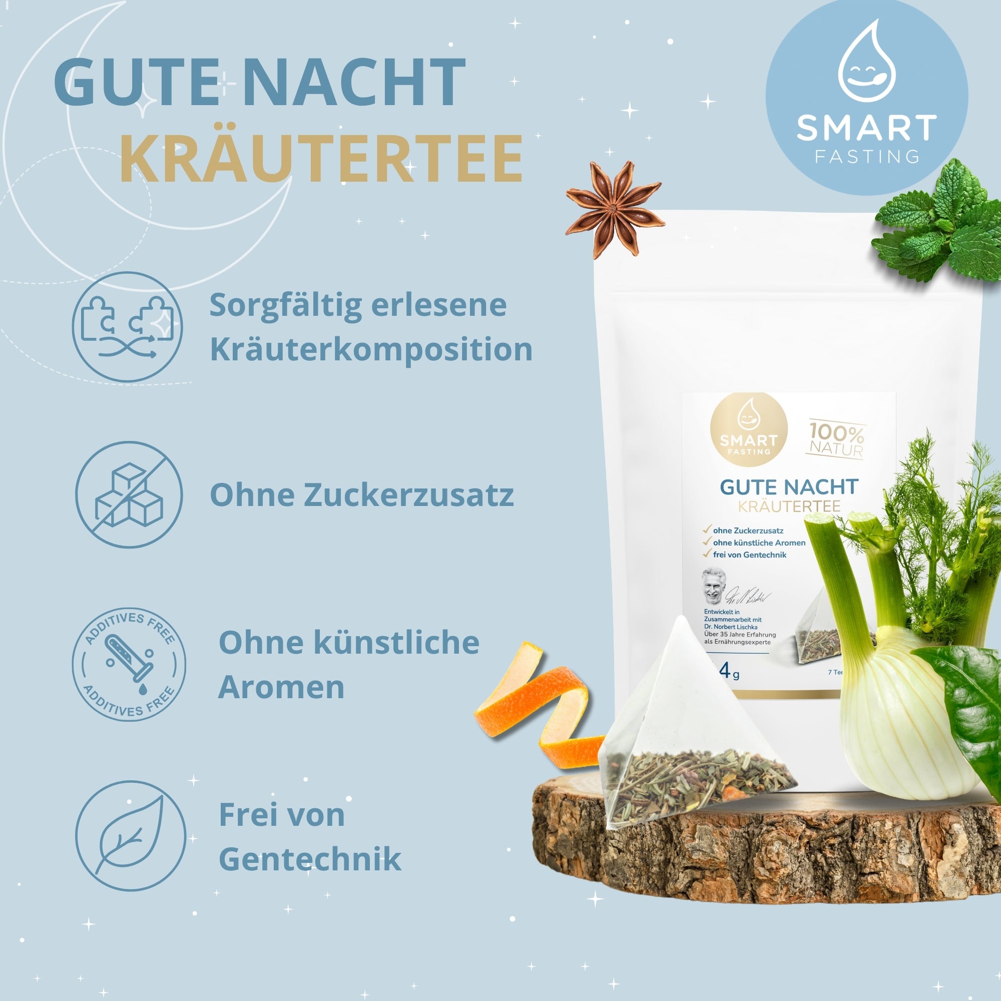 Gute Nacht Kräutertee Bundle – Sanfte Kräutermischung für den Abend