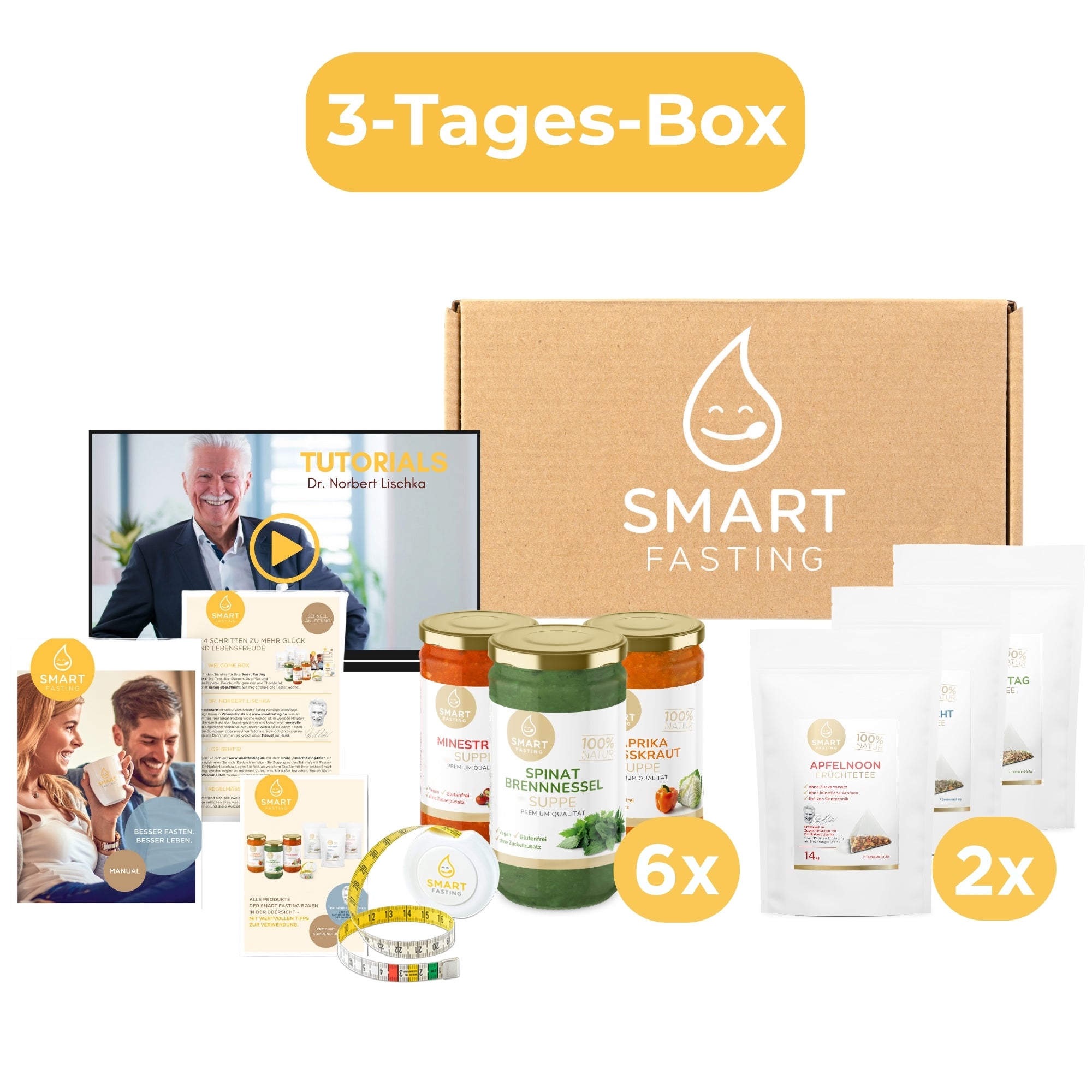 Smart Fasting 3-Tages-Box: Detox, Energie und Balance!