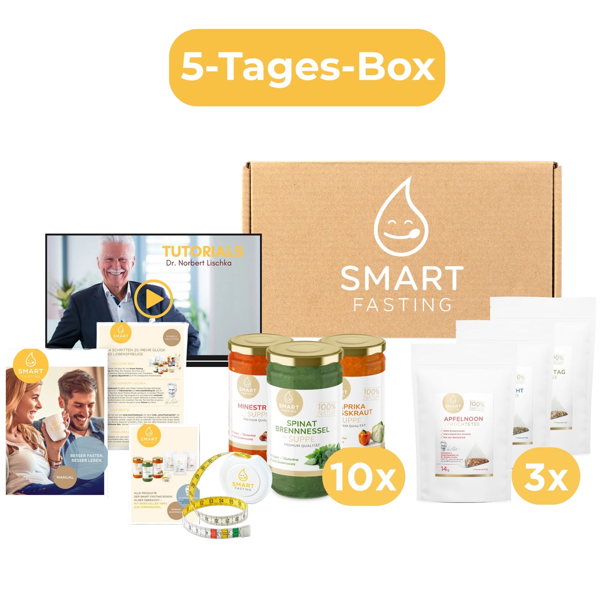 Smart Fasting 5-Tages-Box: Für maximale Fastenwirkung!
