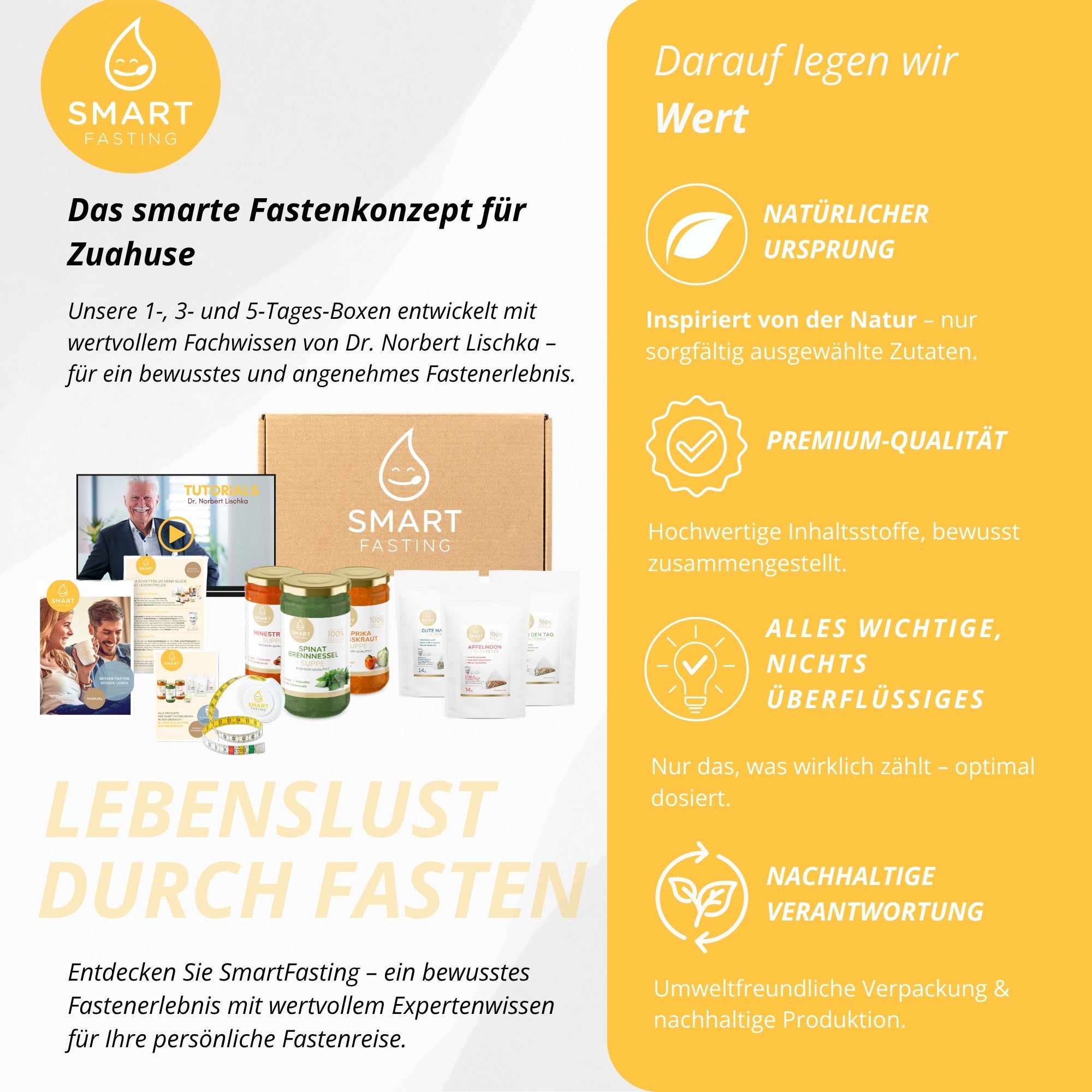 Smart Fasting 5-Tages-Box: Für maximale Fastenwirkung!