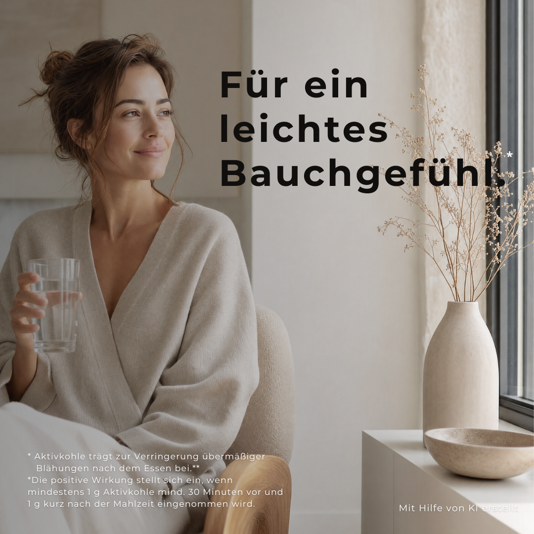 Pflanzliche Aktivkohle – aus hochwertiger Kokosnuss - PZN 19838119