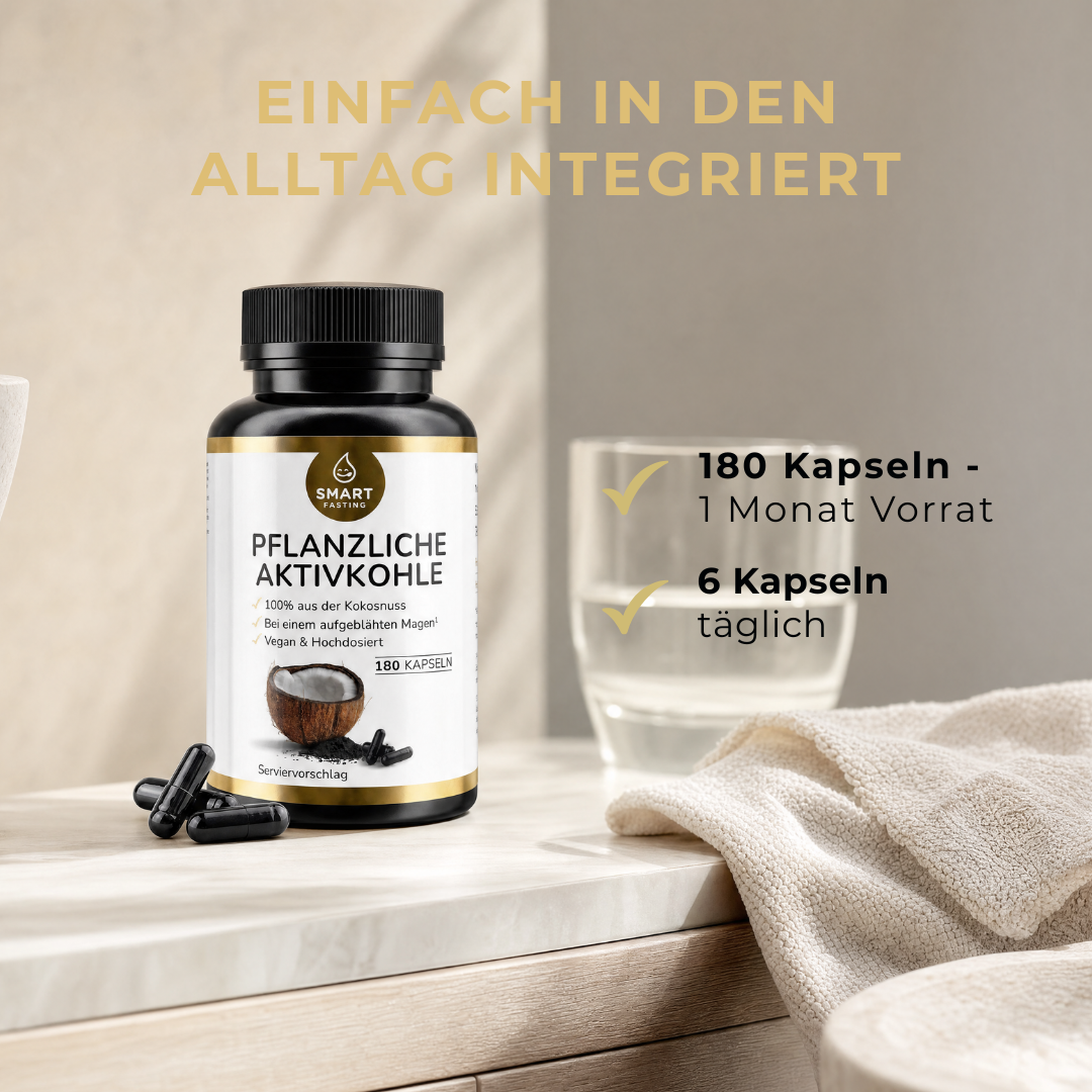 Pflanzliche Aktivkohle – aus hochwertiger Kokosnuss - PZN 19838119