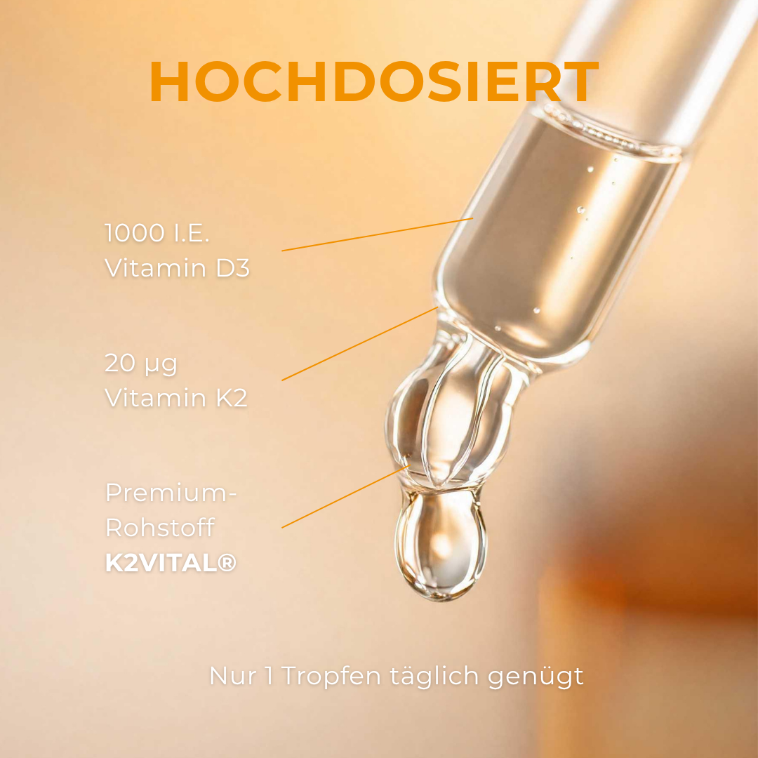 Vitamin D3 + K2 – mit hochwertigem K2VITAL® - PZN 19838160