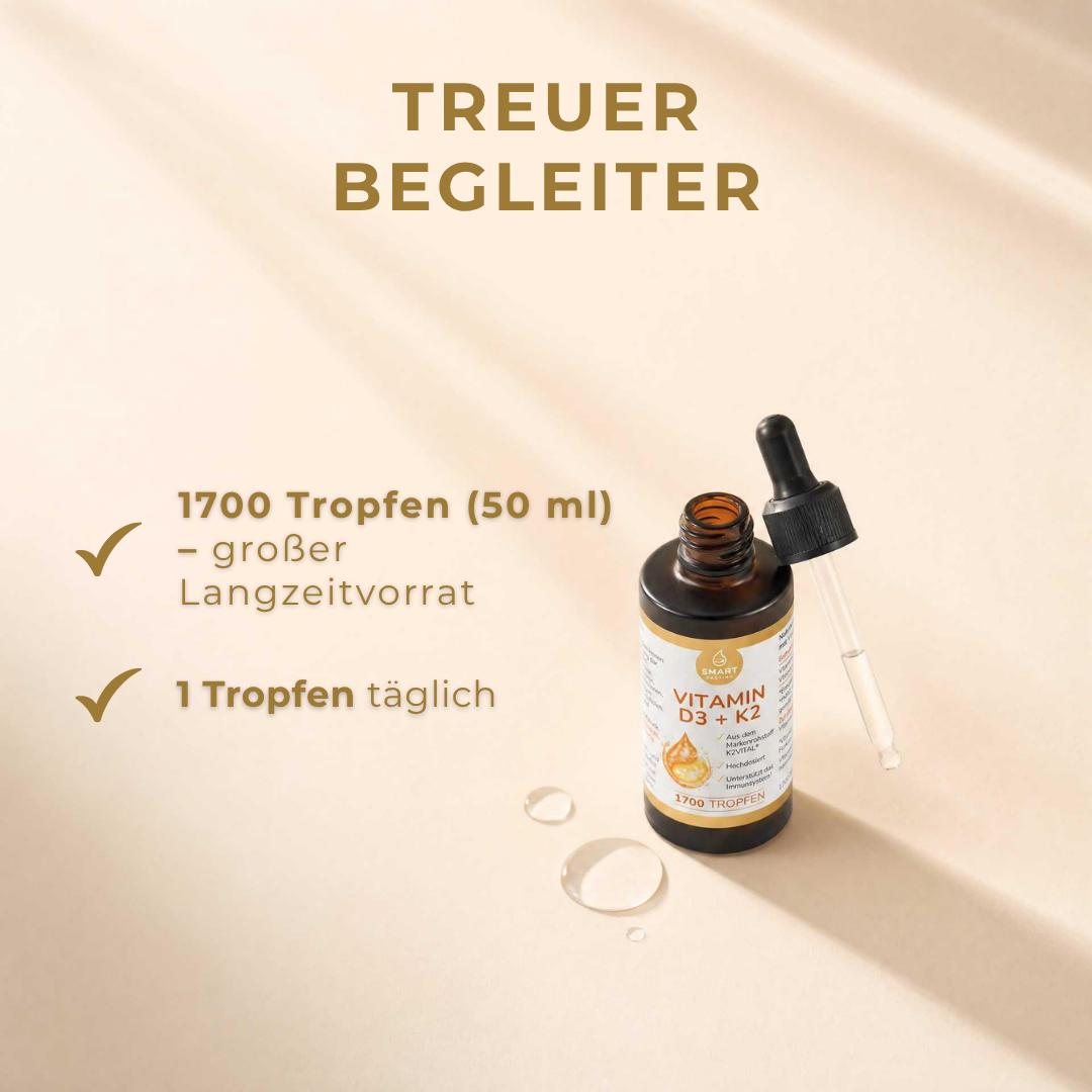 Vitamin D3 + K2 – mit hochwertigem K2VITAL® - PZN 19838160