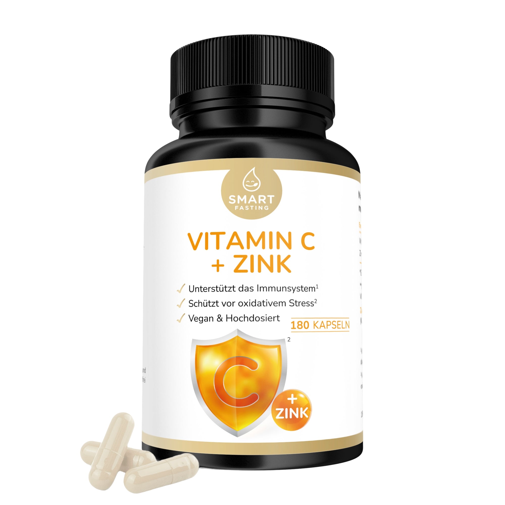 Vitamin C mit Zink – Hochdosierte Kombination für den täglichen Bedarf - PZN 19838102