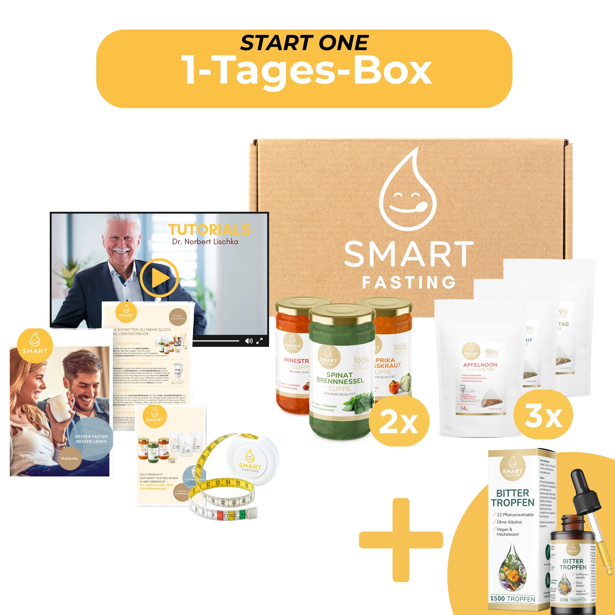 "START ONE" SmartFasting Box – Ein Tag als Einstieg ins Fasten