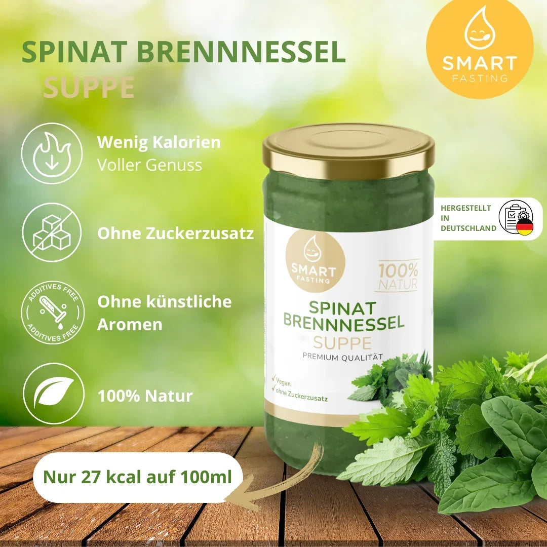 Spinat-Brennnessel Suppen Bundle – Vitalisierende Fastensuppen mit Detox-Effekt - Inhalt - Smart Fasting