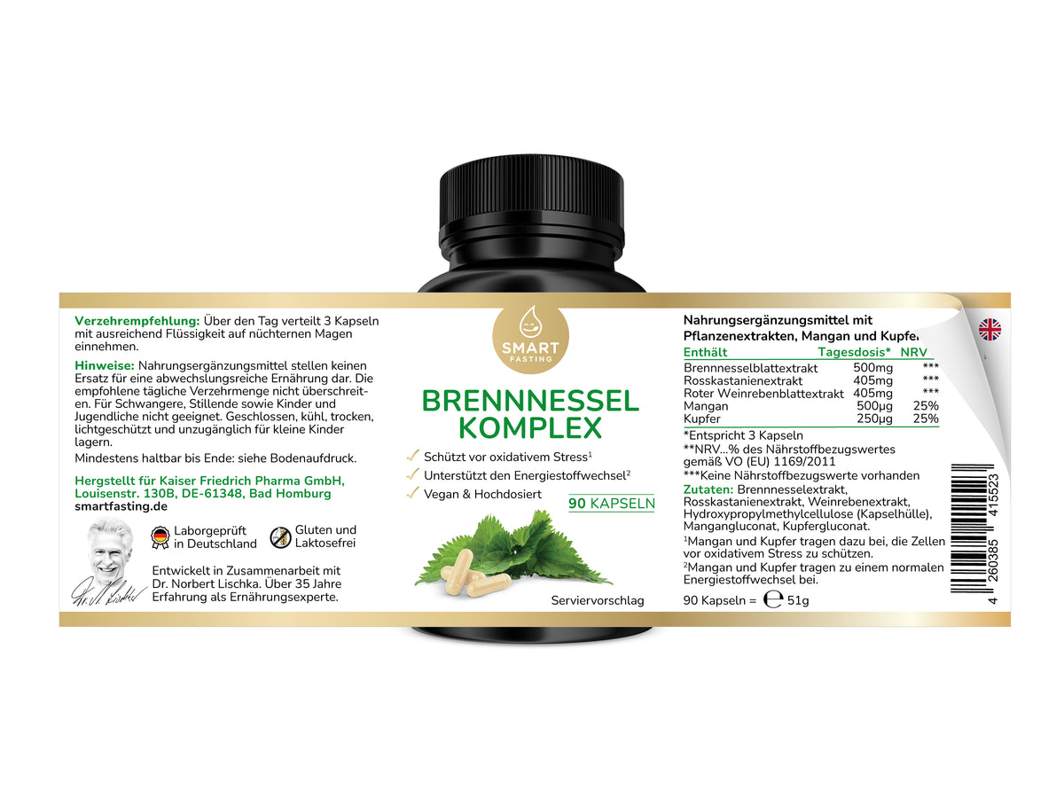 Brennnessel Komplex – Mit Mangan & Kupfer - PZN 19838125
