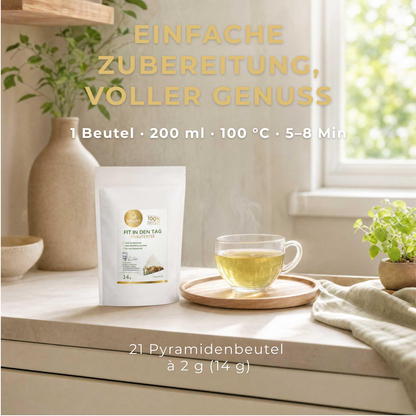 Fit in den Tag Kräutertee Bundle – Frischer Start mit Kräutern