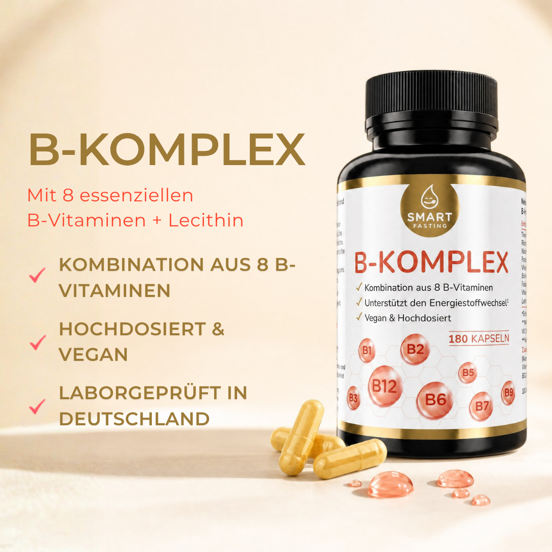 B-Komplex – Alle 8 B-Vitamine in laborgeprüfter Qualität - PZN 19838088