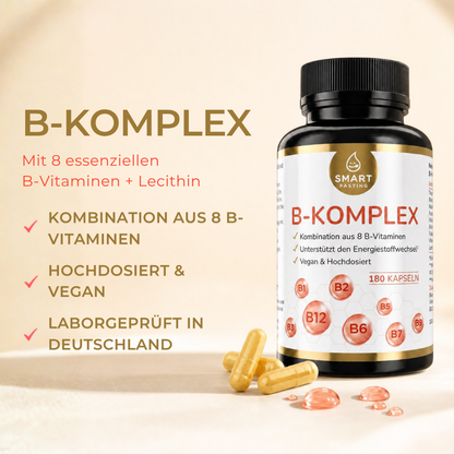 B-Komplex – Alle 8 B-Vitamine in laborgeprüfter Qualität - PZN 19838088