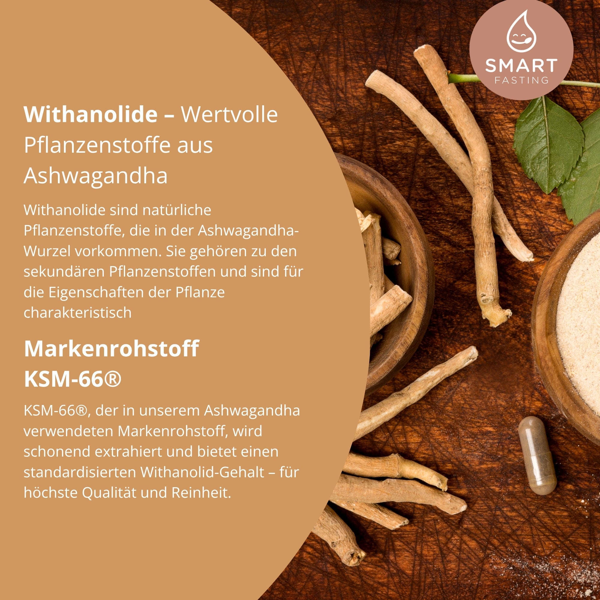 Ashwagandha KSM-66® - mit hochwertigem Ashwagandha-Wurzelextrakt - PZN 19838131