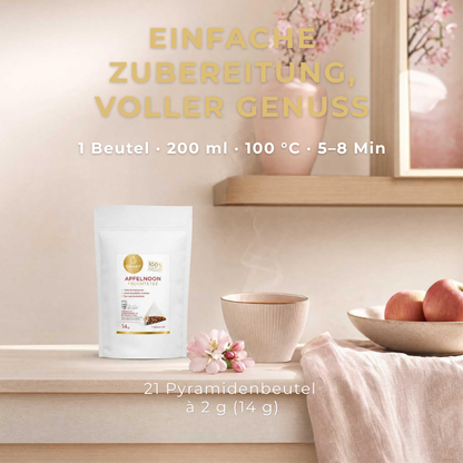 Apfelnoon Früchtetee Bundle – Fruchtig-leichte Erfrischung für den Nachmittag
