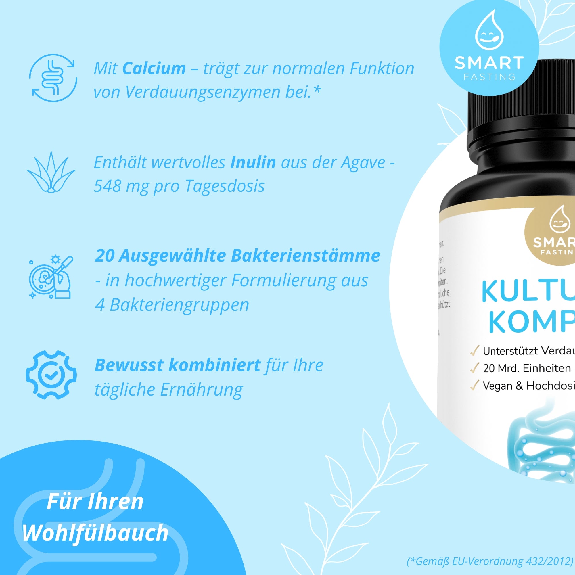 Kulturen Komplex - mit Inulin & Calcium - PZN 19838148