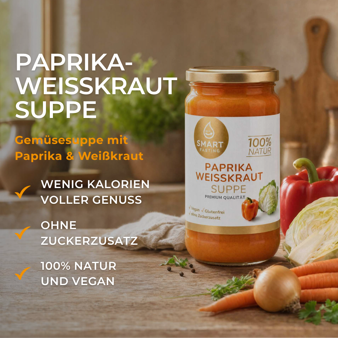 Paprika-Weißkraut Suppen Bundle – Würzige Fastensuppe mit natürlicher Power