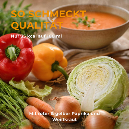 Paprika-Weißkraut Suppen Bundle – Würzige Fastensuppe mit natürlicher Power