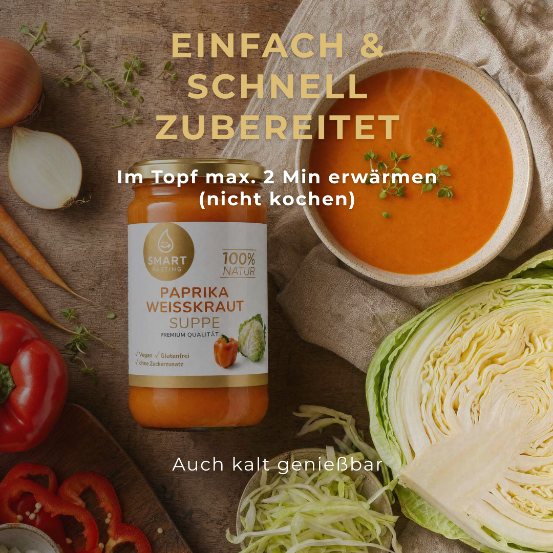 Paprika-Weißkraut Suppen Bundle – Würzige Fastensuppe mit natürlicher Power