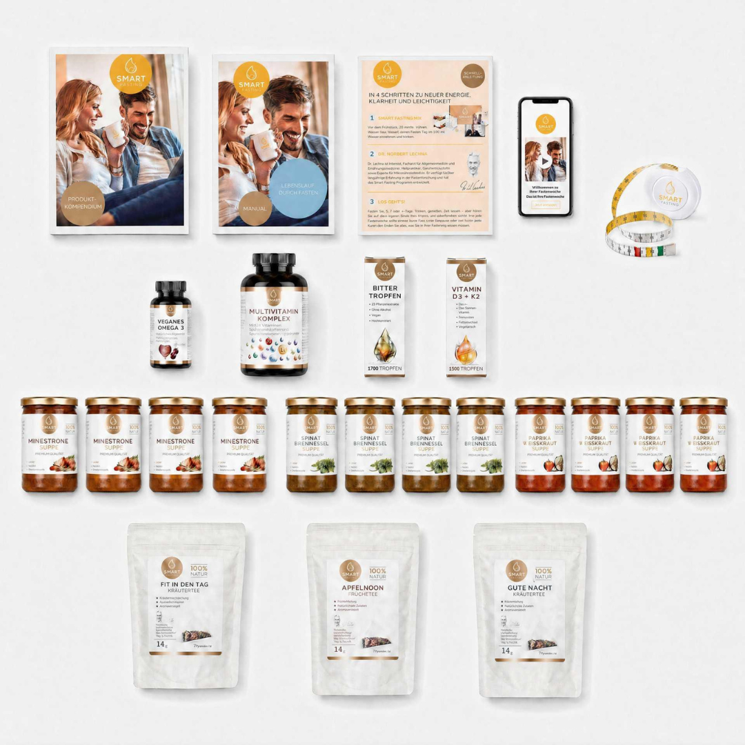 "COMPLETE FIVE" SmartFasting Box – 5 Tage Fasten mit Suppen & Tees
