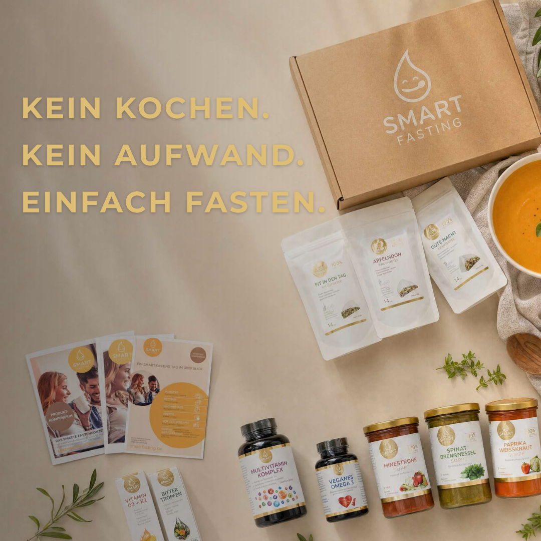 "COMPLETE FIVE" SmartFasting Box – 5 Tage Fasten mit Suppen & Tees