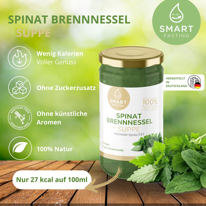 Spinat-Brennnessel Suppen Bundle – Vitalisierende Fastensuppen mit Detox-Effekt