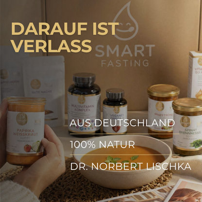 "COMPLETE FIVE" SmartFasting Box – 5 Tage Fasten mit Suppen & Tees