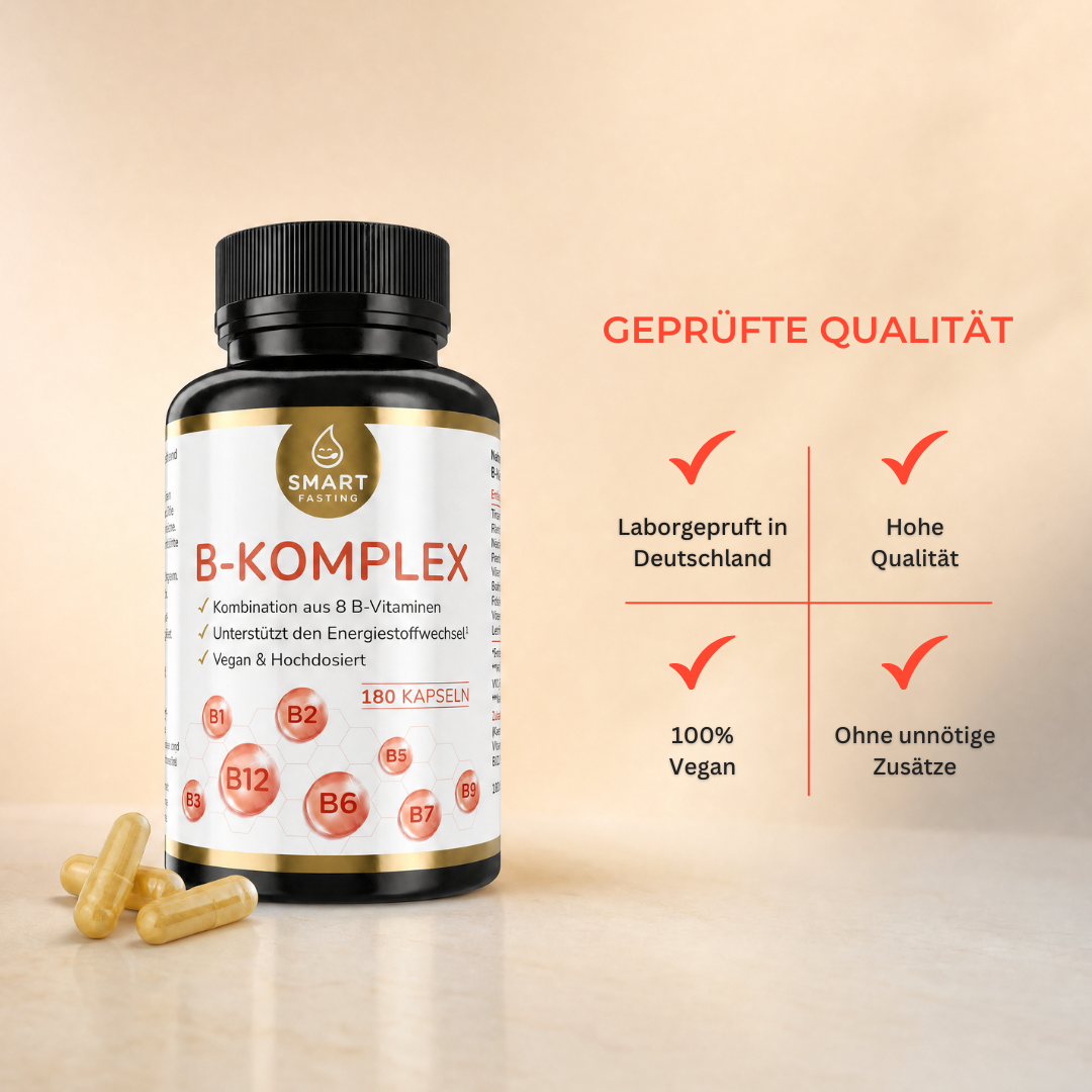 B-Komplex – Alle 8 B-Vitamine in laborgeprüfter Qualität - PZN 19838088