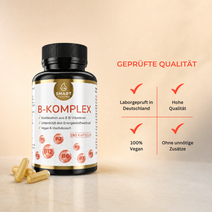 B-Komplex – Alle 8 B-Vitamine in laborgeprüfter Qualität - PZN 19838088