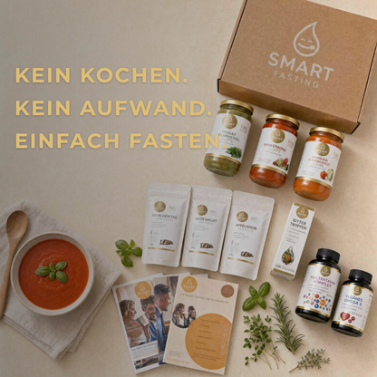 "BALANCE THREE" SmartFasting Box – Klassisches Fasten mit Suppen & Tees