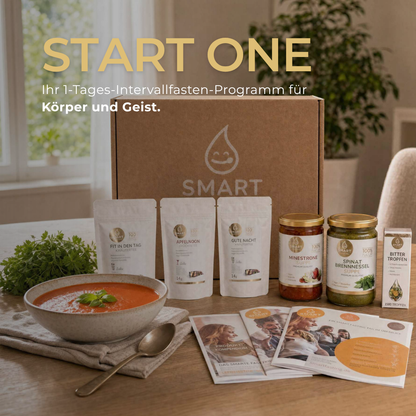 "START ONE" SmartFasting Box – Ein Tag als Einstieg ins Fasten
