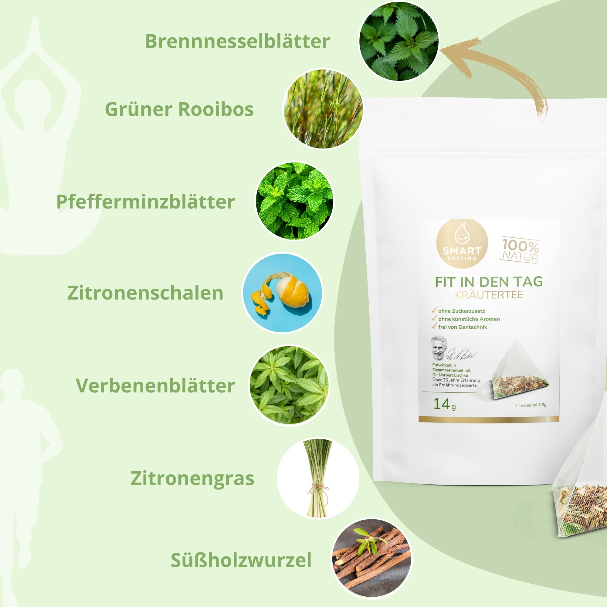 Fit in den Tag Kräutertee Bundle – Frischer Start mit Kräutern