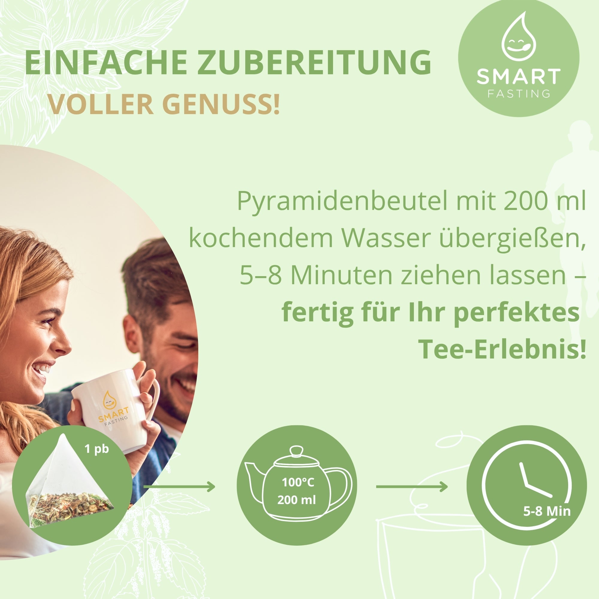 Fit in den Tag Kräutertee Bundle – Frischer Start mit Kräutern