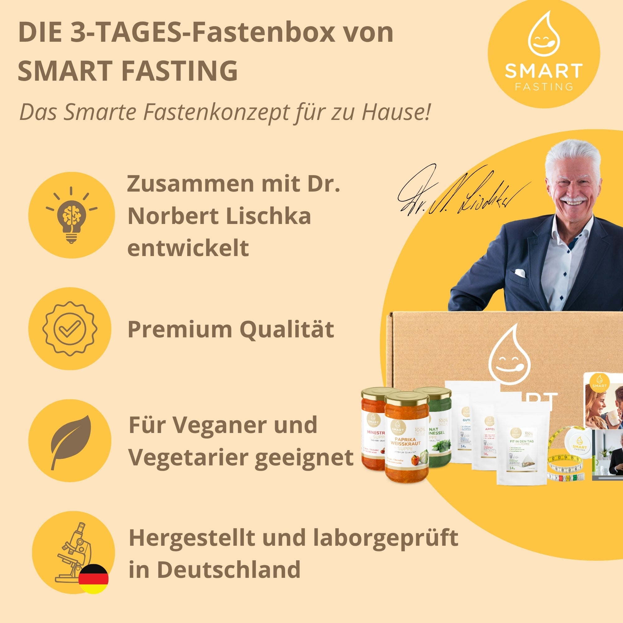 Smart Fasting 3-Tages-Box: Detox, Energie und Balance!