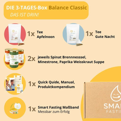 3-Tages-Box – Balance Classic - Inhalt - Smart Fasting