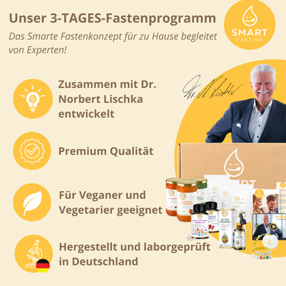 "BALANCE THREE" SmartFasting Box – Klassisches Fasten mit Suppen & Tees