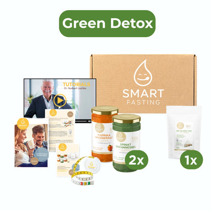 1-Tages Box "Green Detox" – Grünes Fasten mit Suppen & Tees