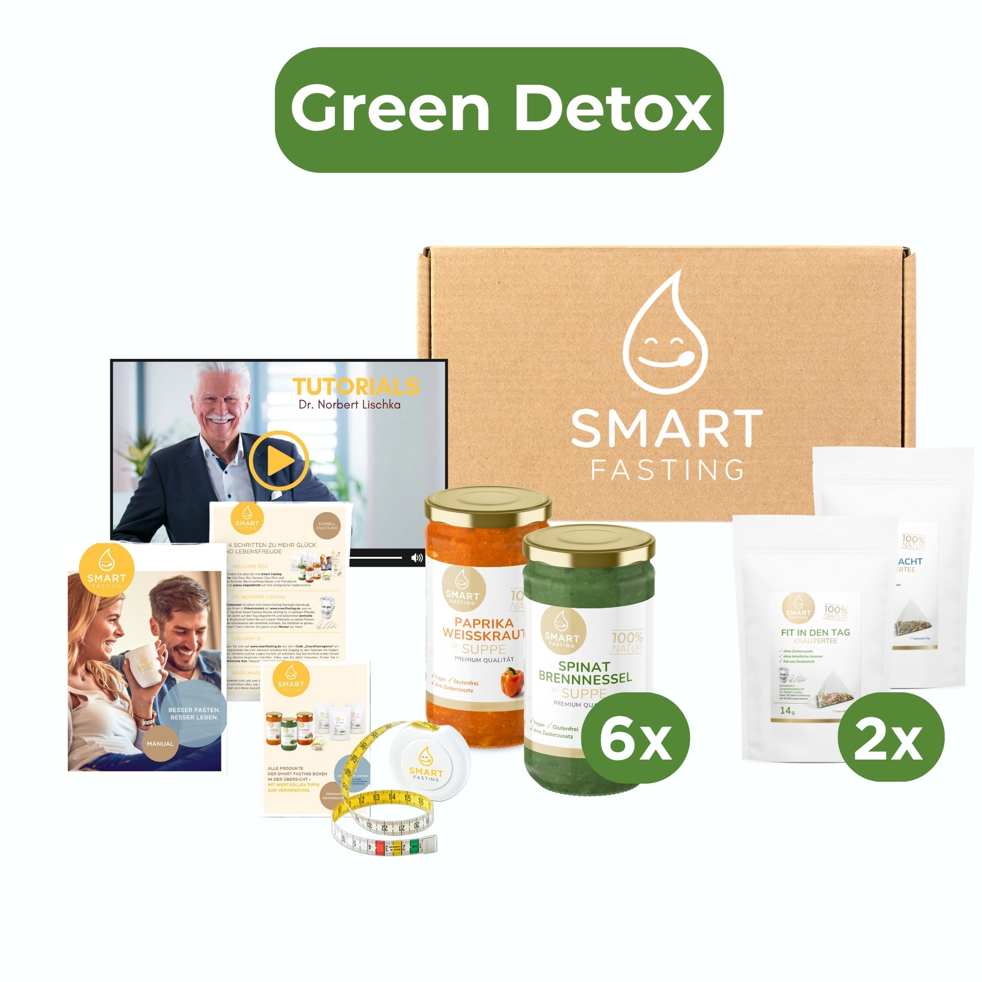 3-Tages Box "Green Detox" – Detox-Kur mit Suppen & Tees