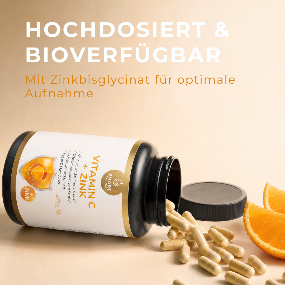 Vitamin C mit Zink – Hochdosierte Kombination für den täglichen Bedarf - PZN 19838102