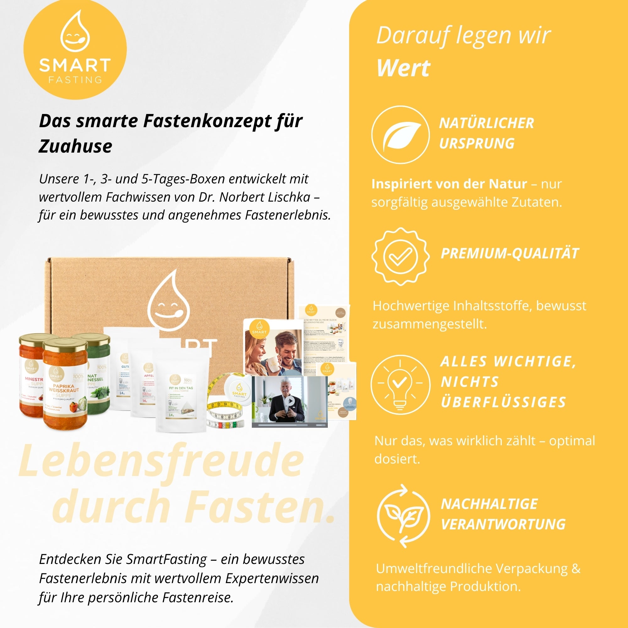 5-Tages Box "Red Vitality" – Herzhafte Fastenbox mit Suppen & Tees