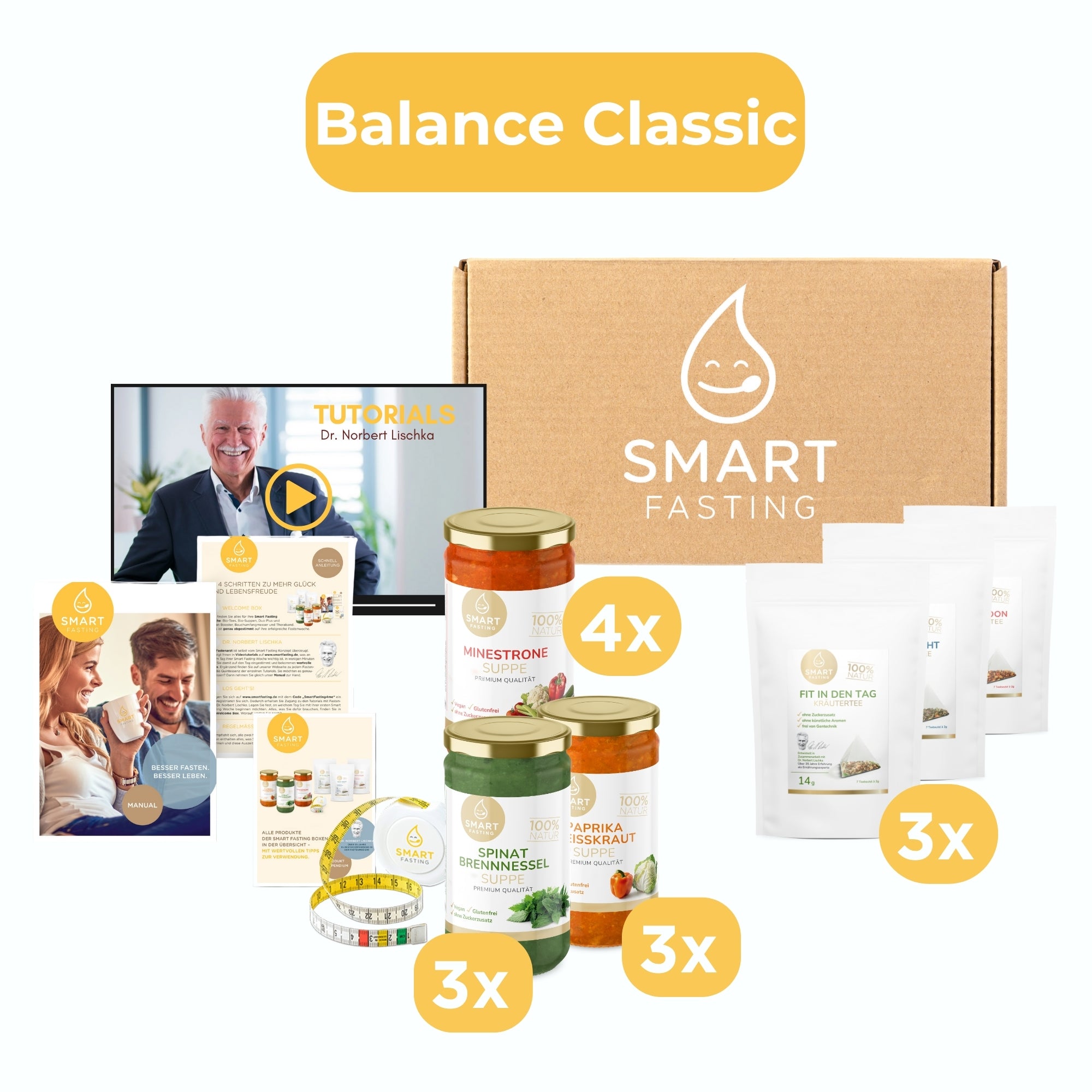 5-Tages Box "Balance Classic" – Intensiv Balance Fastenkur mit Suppen & Tees