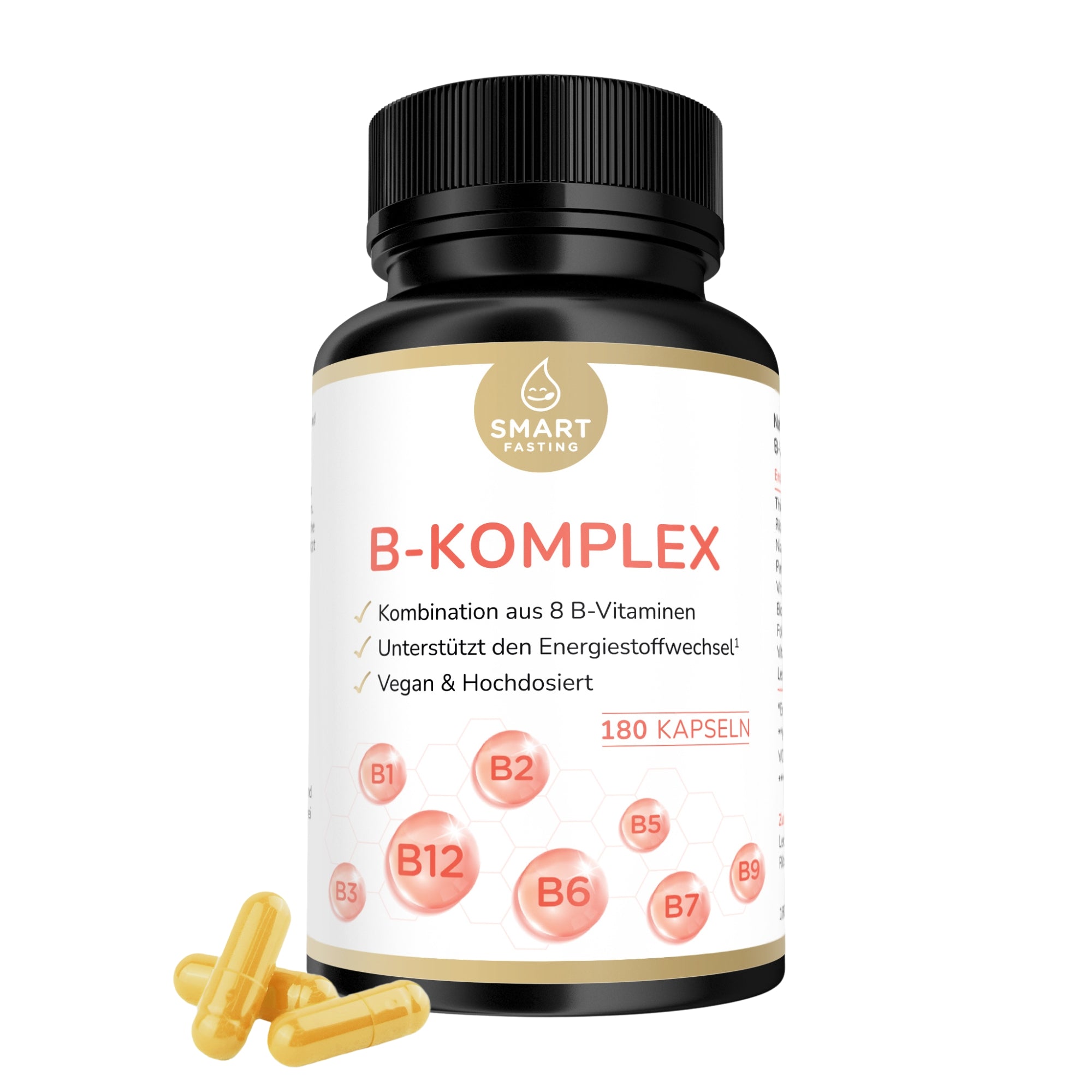 B-Komplex – Alle 8 B-Vitamine in pharmazeutischer Qualität - PZN 19838088