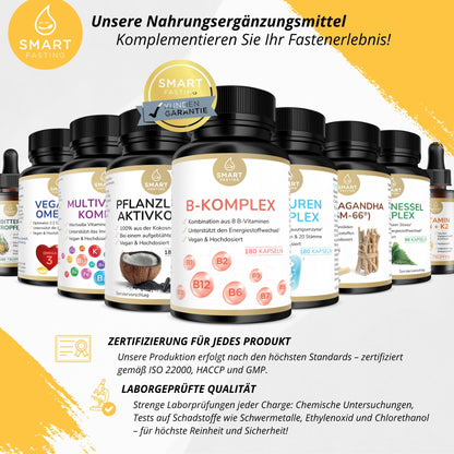 B-Komplex – Alle 8 B-Vitamine in pharmazeutischer Qualität - PZN 19838088