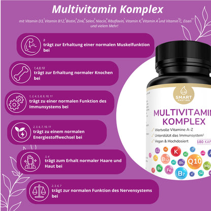 Multivitamin Komplex - A bis Z Rundum Versorgung - PZN 19838094