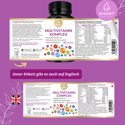 Multivitamin Komplex - A bis Z Rundum Versorgung - PZN 19838094