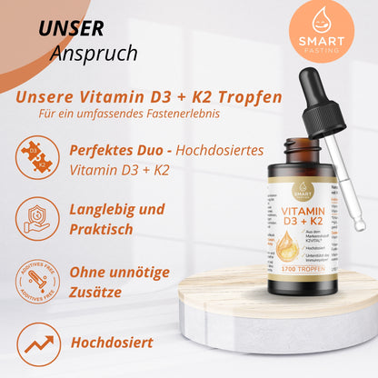 Vitamin D3 + K2 – mit hochwertigem K2VITAL® - PZN 19838160