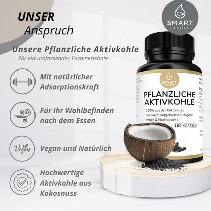 Pflanzliche Aktivkohle – aus hochwertiger Kokosnuss - PZN 19838119