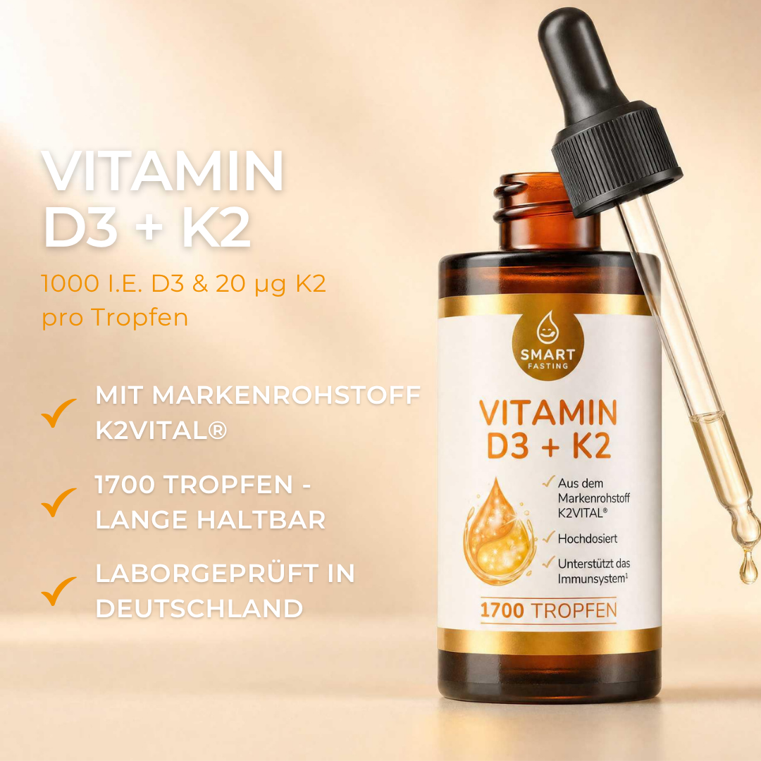 Vitamin D3 + K2 – mit hochwertigem K2VITAL® - PZN 19838160